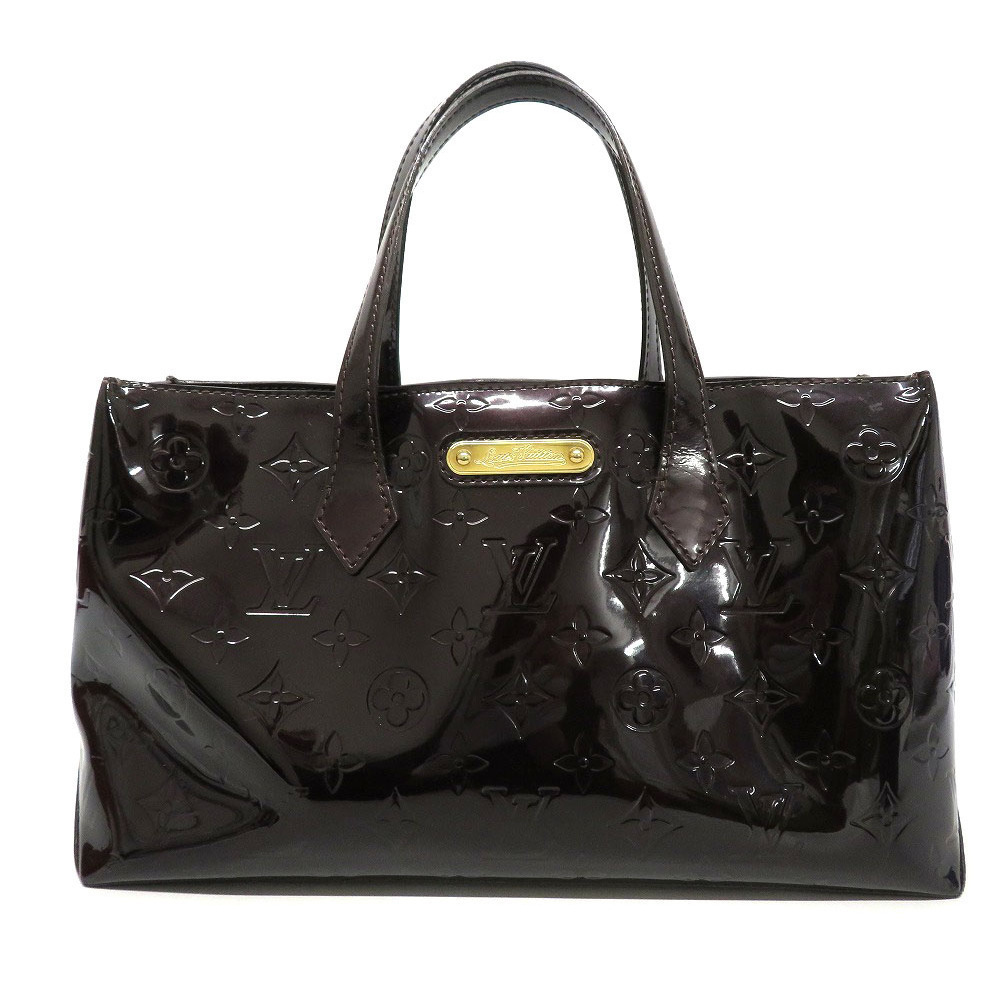 Louis Vuitton Wilshire Amarante Purple Monogram Vernis Handbag